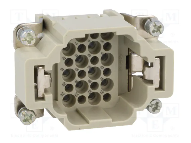 HARTING Han® DD plantilla de contacto macho 24 pines