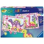 Ravensburger CreArt Junior, Kit de Pintura por Números, Arte con Números, Dinosaurios Coloridos, para Niños a partir de 5 años, Ref: 12023213