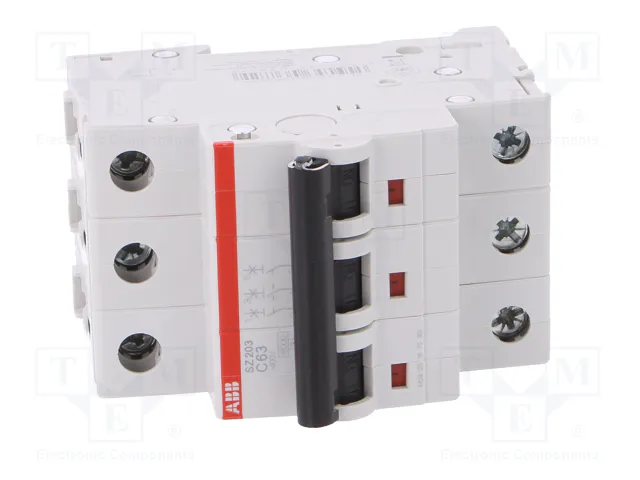 ABB SZ203-C63 Interruptor magnetotérmico 3 polos 63A
