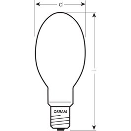 Ledvance Bombilla Vapor de Sodio LED E40 250W 31600Lm 2000K Regulable