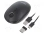 LogiLink ID0204 Ratón Inalámbrico Bluetooth y 2.4GHz Negro