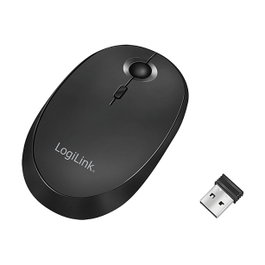 LogiLink ID0204 Ratón Inalámbrico Bluetooth y 2.4 GHz Negro