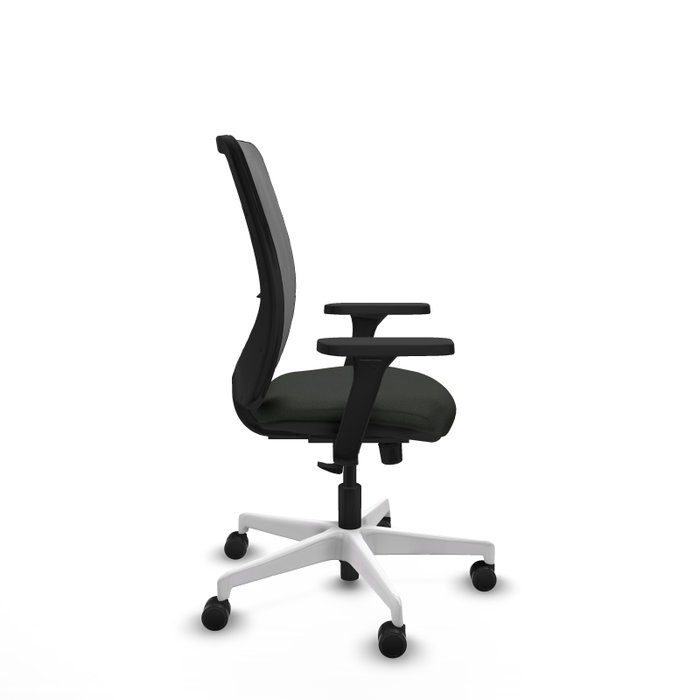 PIQUERAS Y CRESPO Silla de oficina Zulema con mecanismo Sincro, Brazos 3D y Malla Gris