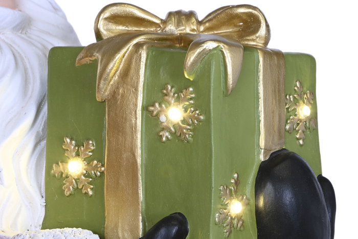 DKD Home Decor Figura Navidad Tradicional Papá Noel Multicolor LED Magnesia 45 x 121 x 52 cm DKD Home Decor Figura Navidad Tradicional Papá Noel Multicolor LED Magnesia 45 x 121 x 52 cm