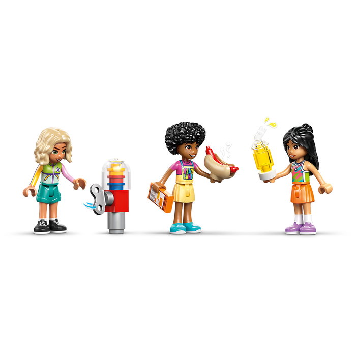 LEGO Friends 42686 Parque de Juegos Cubierto Set de Construcción con 668 Piezas y Minipersonajes para Niños a Partir de 7 Años