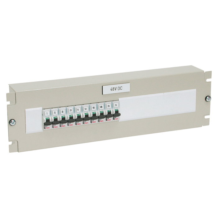 EFB Elektronik Gabinete de distribución de energía/interruptores de protección 19'' 3HE RAL7035