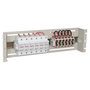 EFB Elektronik Gabinete de distribución de energía/interruptores de protección 19'' 3HE RAL7035