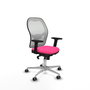 PIQUERAS Y CRESPO Silla de oficina Jorquera Rosa y Blanco