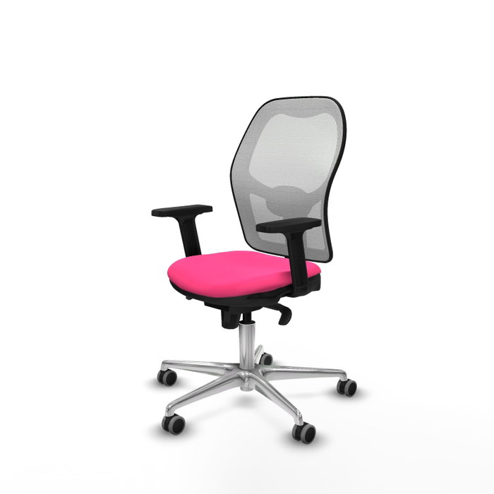 PIQUERAS Y CRESPO Silla de oficina Jorquera Rosa y Blanco PIQUERAS Y CRESPO Silla de oficina Jorquera Rosa y Blanco