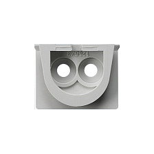 GIRA 001230 Acoplamiento de transición de cables 2-fach gris