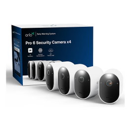 Arlo Kit de cámaras de vigilancia Arlo Pro 6 2K+ con 4 cámaras