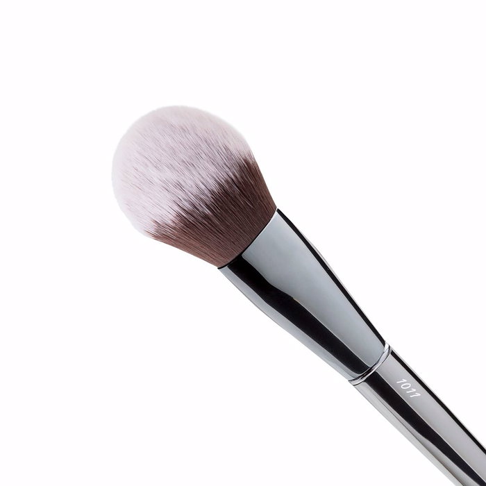 PETITFÉE Brocha de Maquillaje para Polvos y Bronceador LUXURY GREY 1011 - Pelo Sintético - 1 Unidad