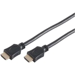 Genérico Cable HDMI Macho-Macho 1.5m Negro 4K Ultra HD 3D Ethernet 60Hz - Alta Velocidad para TV, Monitor, Consola, PC