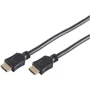 Genérico Cable HDMI Macho-Macho 1.5m Negro 4K Ultra HD 3D Ethernet 60Hz - Alta Velocidad para TV, Monitor, Consola, PC