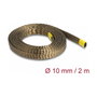 DeLOCK Funda Trenzada de Fibras de Basalto 2 m x 10 mm Marrón