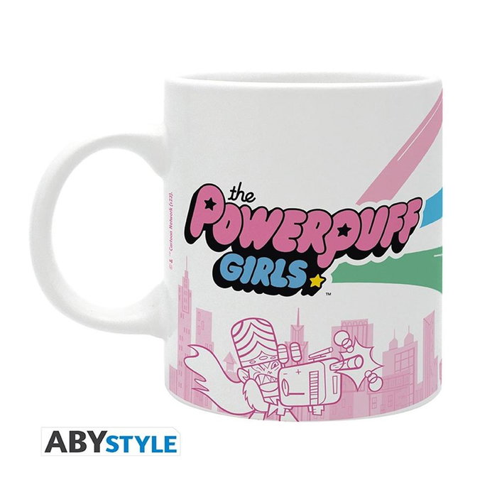 Abystyle Taza cerámica Las Chicas Superpoderosas Powerpuff Girls con Mojo Jojo, 320ml, apta microondas y lavavajillas