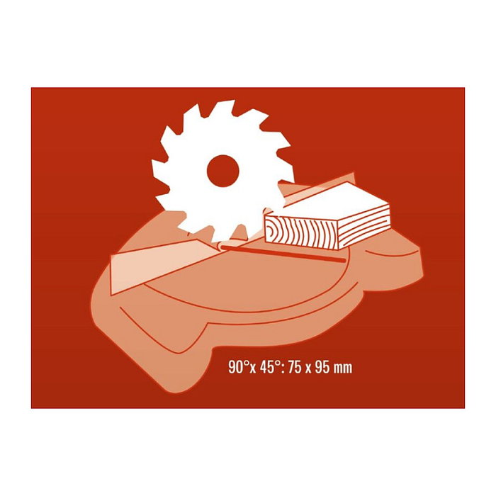 Einhell TH-MS 2513 L Sierra ingletadora roja 1600 W