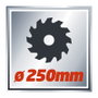 Einhell TH-MS 2513 L Sierra ingletadora roja 1600 W