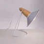 Kremenchuk Lámpara de Mesa SKD-T1013 Metal y Madera para Despacho y Dormitorio