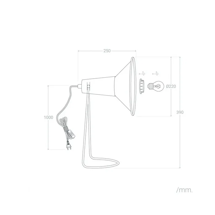 Kremenchuk Lámpara de Mesa SKD-T1013 Metal y Madera para Despacho y Dormitorio