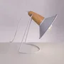 Kremenchuk Lámpara de Mesa SKD-T1013 Metal y Madera para Despacho y Dormitorio