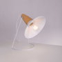 Kremenchuk Lámpara de Mesa Metal y Madera con Bombilla LED E27 SKD-T1013