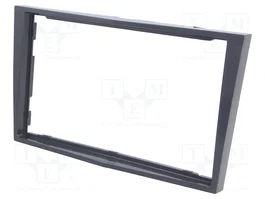 PER.PIC. Bastidor de montaje de radio Opel 2 DIN gris (acero)