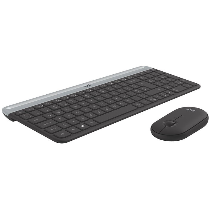 Logitech Combo Teclado y Ratón Inalámbrico Delgado