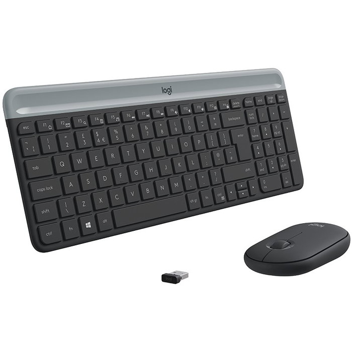 Logitech Combo Teclado y Ratón Inalámbrico Delgado
