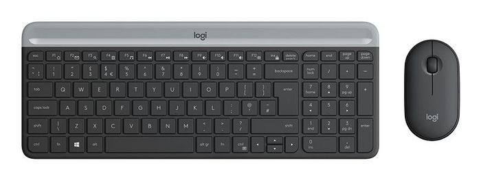 Logitech 920-009200 Combo de Teclado y Ratón Inalámbrico RF QWERTY Nórdico Grafito