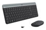 Logitech 920-009200 Combo de Teclado y Ratón Inalámbrico RF QWERTY Nórdico Grafito