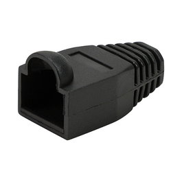 LogiLink Pack de 50 Protectores para Conector RJ45 Modular de 6,5 mm Negro