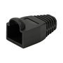 LogiLink MP0064 Funda Sujetacables RJ-45 Negro 6.5mm, 50 piezas