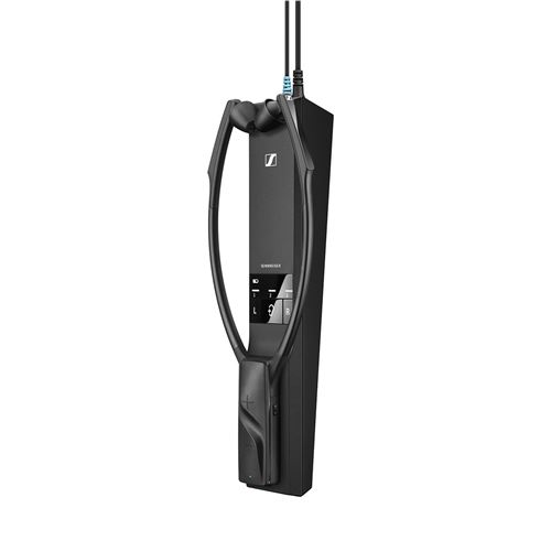 Epos Sennheiser Rs 5200 Rf Auriculares Inalámbricos para TV con Transmisor TR 5000, Sonido Hasta 125 dB, Alcance 70 m, 12 h Autonomía, Carga Inalámbrica, Óptica/Jack 3.5 mm