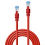 Lindy Cable de red Cat6a S/FTP Rojo 0,5 m