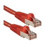 Lindy Cable de red Cat6a S/FTP Rojo 0,5 m