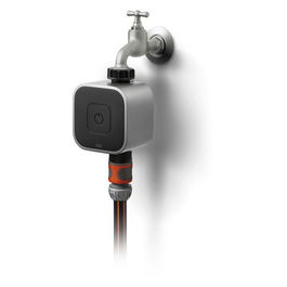 Eve Systems Eve Aqua Controlador de Riego, Contador de Agua Inteligente, Negro y Gris