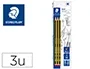 Staedtler Lápices de Grafito Noris N.2 HB Blister de 3 Unidades