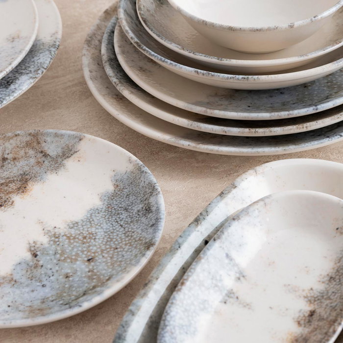 Bol Porcelana Polaris Hydrozero Bidasoa 16 cm (6 Unidades)