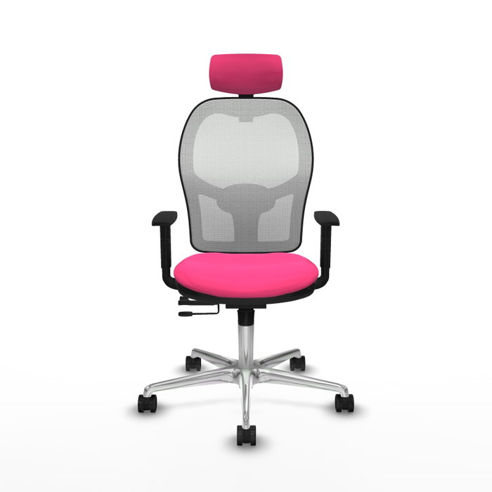 PIQUERAS Y CRESPO Silla de oficina Jorquera Rosa y Blanco PIQUERAS Y CRESPO Silla de oficina Jorquera Rosa y Blanco