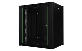 Lanview Armario Rack 19 Pulgadas 12U Montaje en Pared Pro Black