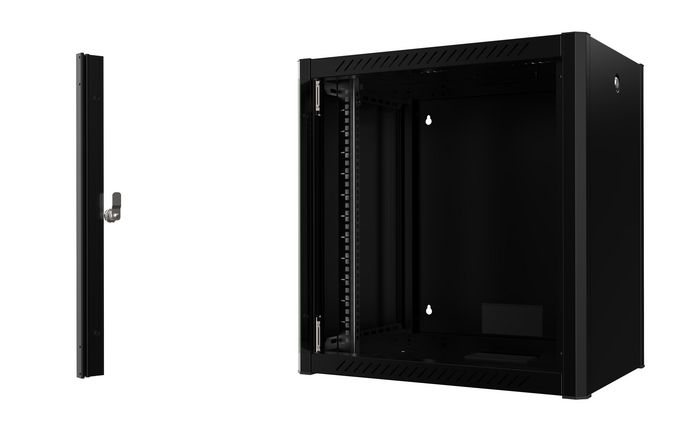 Lanview Armario Rack 19 Pulgadas 12U Montaje en Pared Pro Black Lanview Armario Rack 19 Pulgadas 12U Montaje en Pared Pro Black