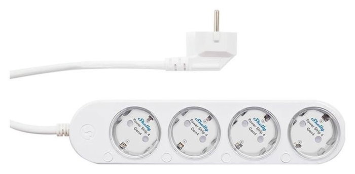 Shelly Power Strip 4 Gen4 Zigbee/Matter blanco Shelly Power Strip 4 Gen4 Zigbee/Matter blanco