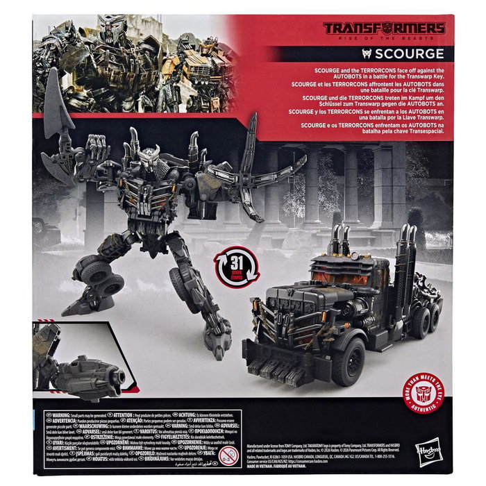 Hasbro Transformers Studio Series Scourge Leader Class