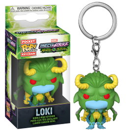 FUNKO Llavero Pocket POP Marvel Monster Hunters Loki