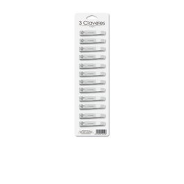 Tres Claveles Cortauñas con Lima Cromado 8 cm