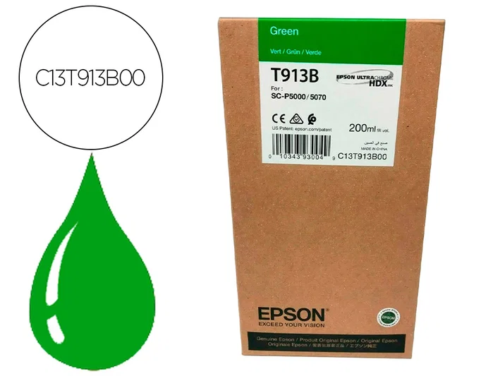 Epson T913D Cartucho de tinta violeta 200ml