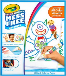 Crayola Colorea sin manchas libro recarga 30 páginas