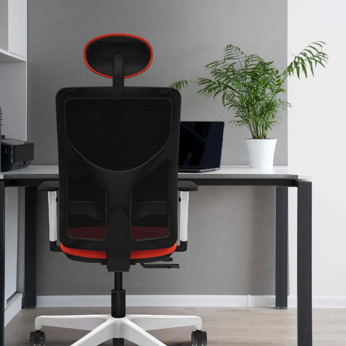 PIQUERAS Y CRESPO Silla de oficina Motilla con mecanismo Sincro/Traslack, Rojo y Negro PIQUERAS Y CRESPO Silla de oficina Motilla con mecanismo Sincro/Traslack, Rojo y Negro