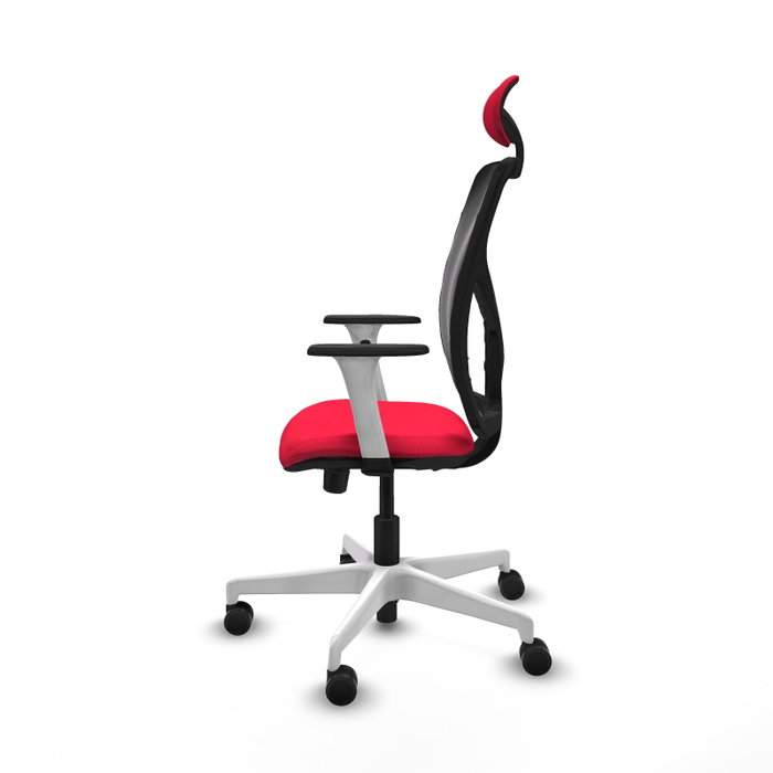 PIQUERAS Y CRESPO Silla de oficina Motilla con mecanismo Sincro/Traslack, Rojo y Negro PIQUERAS Y CRESPO Silla de oficina Motilla con mecanismo Sincro/Traslack, Rojo y Negro